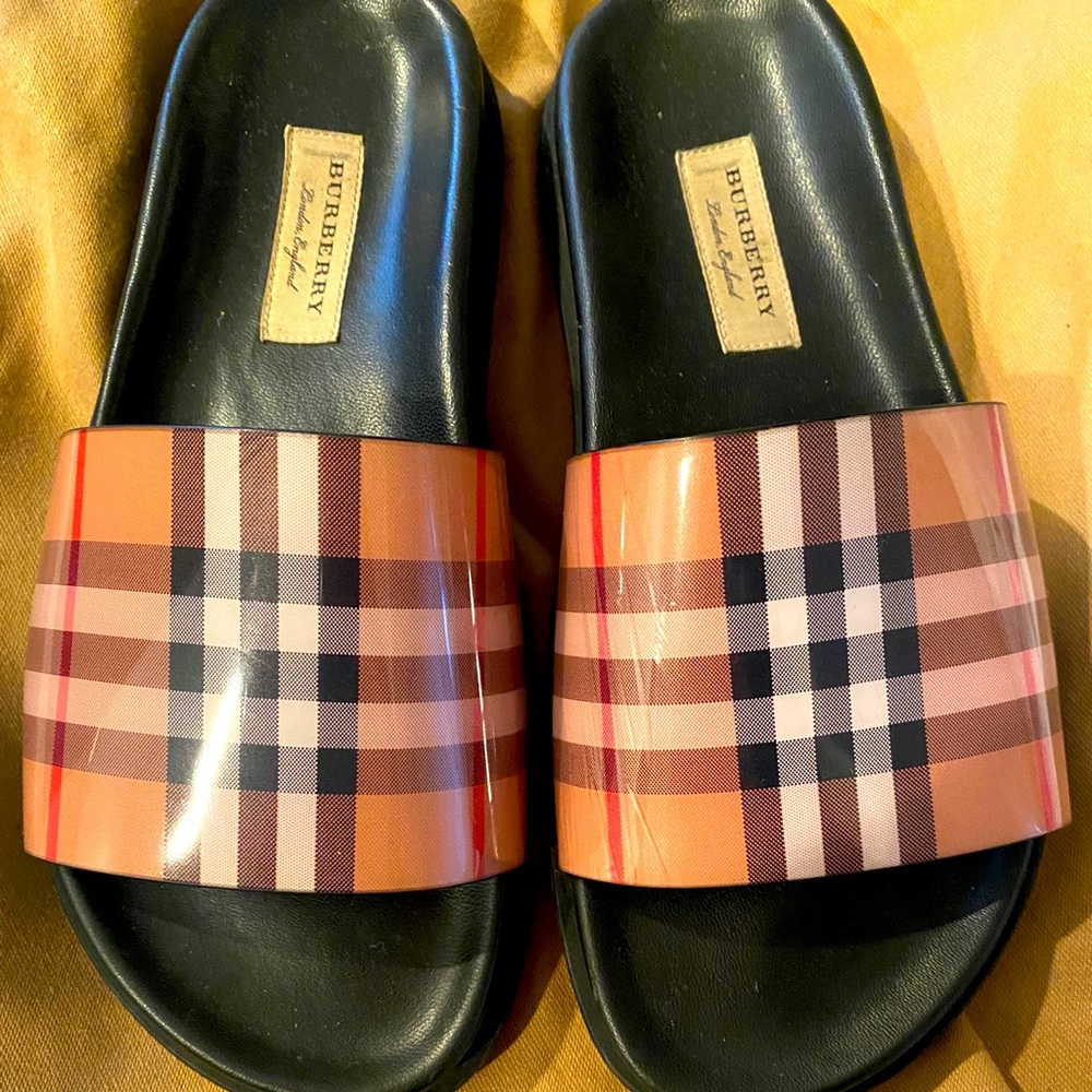 Burberry slides